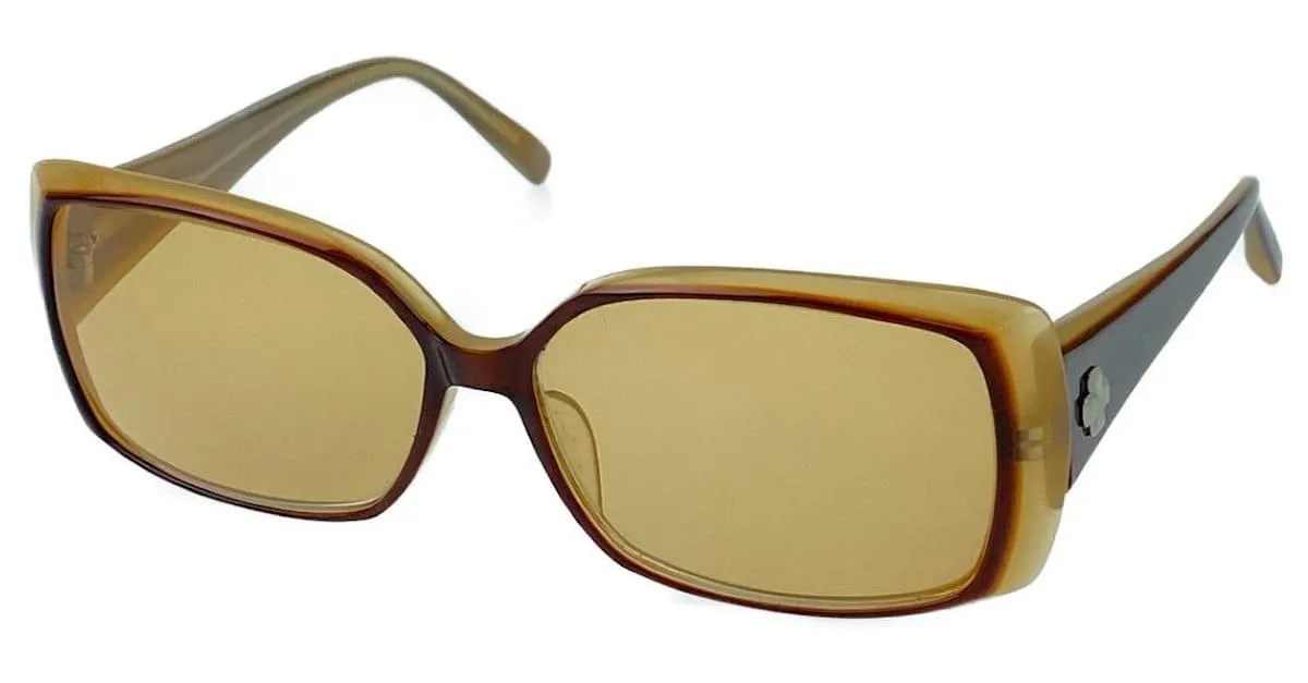 Gafas de sol de plástico Bally Brown Castaño 