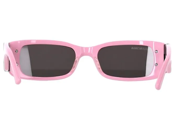 Gafas de sol rectangulares Balenciaga BB0096S-012 en acetato rosa Castaño 