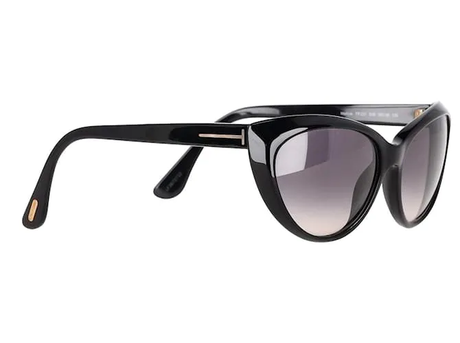 Gafas de sol Tom Ford Martina en acetato negro 