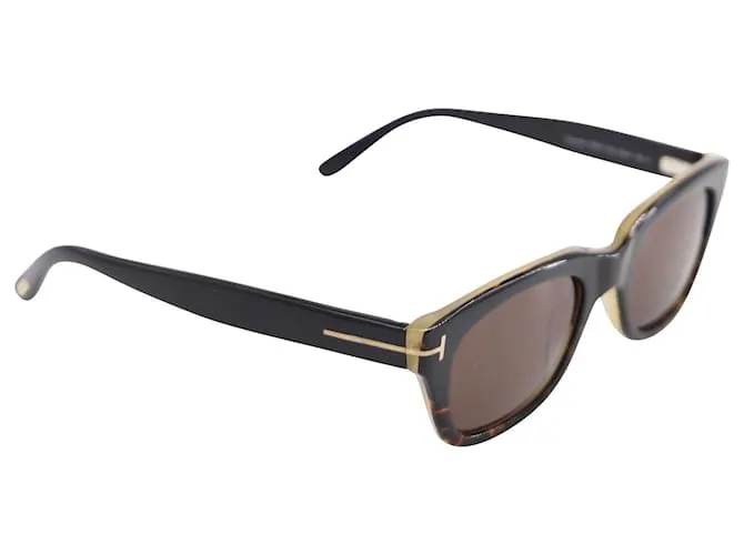 Gafas de sol Tom Ford Snowdon en acetato marrón 