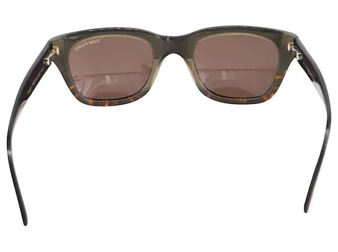 Gafas de sol Tom Ford Snowdon en acetato marrón 