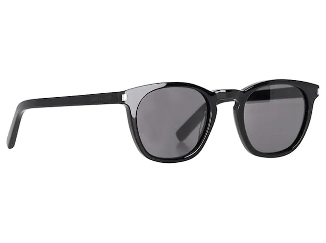 Gafas de sol Yves Saint Laurent YSL SL 28/F de plástico negro 