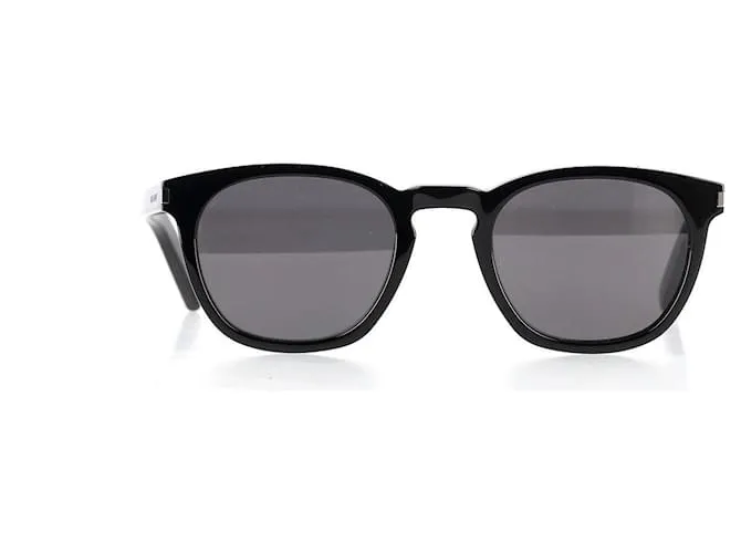 Gafas de sol Yves Saint Laurent YSL SL 28/F de plástico negro 