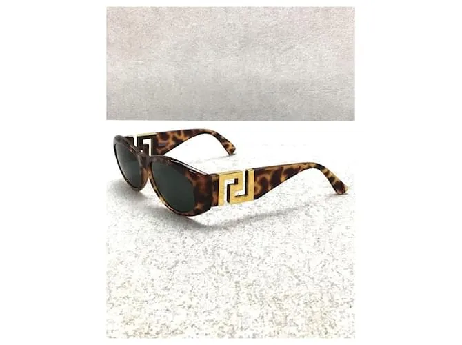 **Gianni Versace Gafas de sol con lentes marrones x verdes Castaño 