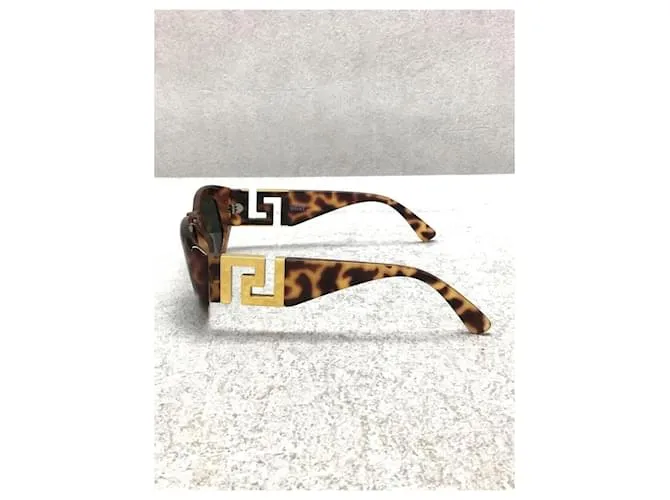 **Gianni Versace Gafas de sol con lentes marrones x verdes Castaño 