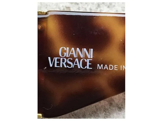 **Gianni Versace Gafas de sol con lentes marrones x verdes Castaño 