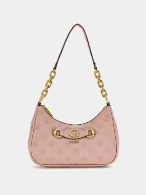 GUESS Izzy 4G Peony Logo Shoulder Bag