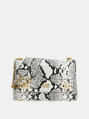 GUESS Katey Crossbody Bag "Python Print"