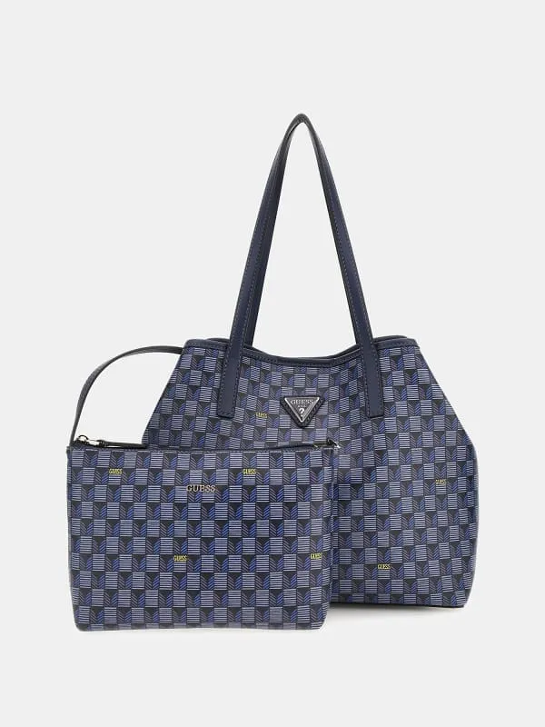 GUESS Vikky Geometric-Print Bag