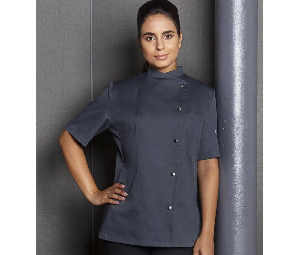 Karlowsky KYJF4 - LADIES' CHEF JACKET LARISSA - Antracita