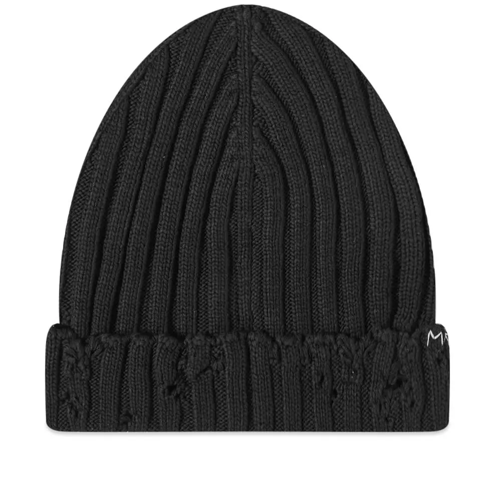 Marni Twisted Shiny Logo Beanie