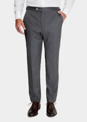 PANTALON LISO GRIS MEDIO