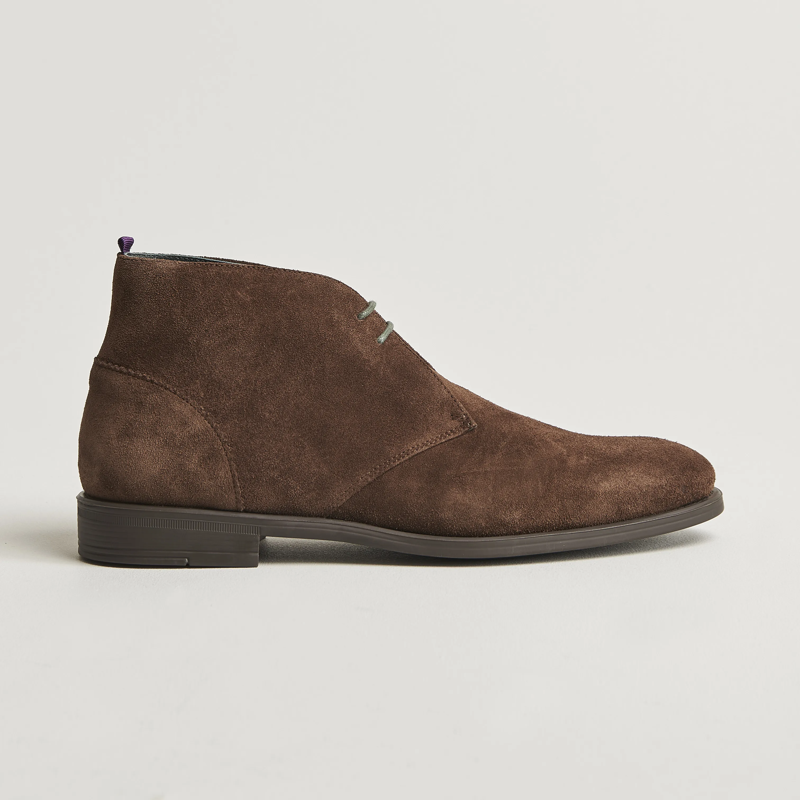 PS Paul Smith Drummond Suede Chukka Boot Dark Brown