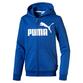 Puma Junior Essentials Logo Hooded Jacket FL