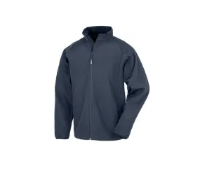 Result RS901M - MENS RECYCLED 2-LAYER PRINTABLE SOFTSHELL JACKET - Azul marino