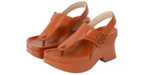 Sandalias Loewe Flatform Marrón claro 