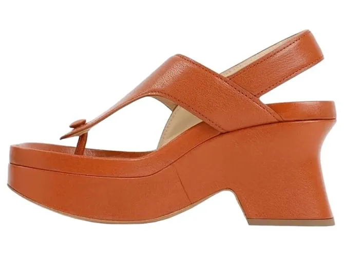 Sandalias Loewe Flatform Marrón claro 