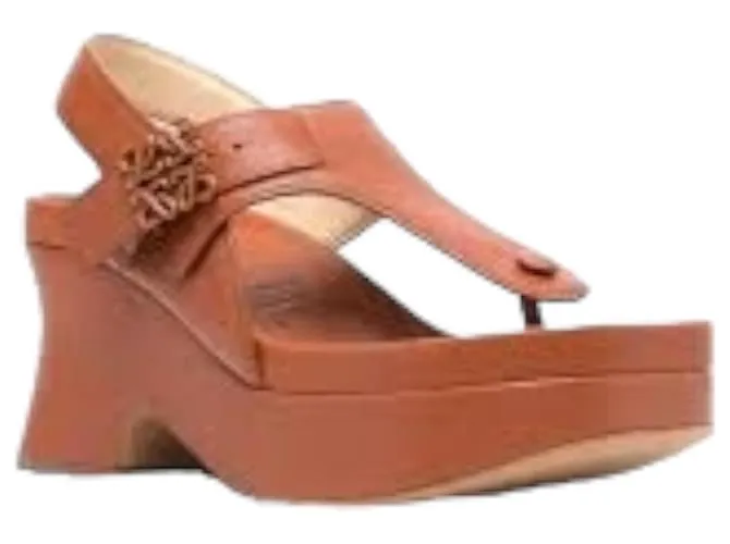 Sandalias Loewe Flatform Marrón claro 