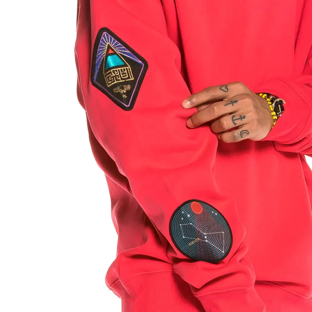 Sudadera Grimey Engineering Orion Crewneck FW19 Red