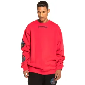 Sudadera Grimey Engineering Orion Crewneck FW19 Red