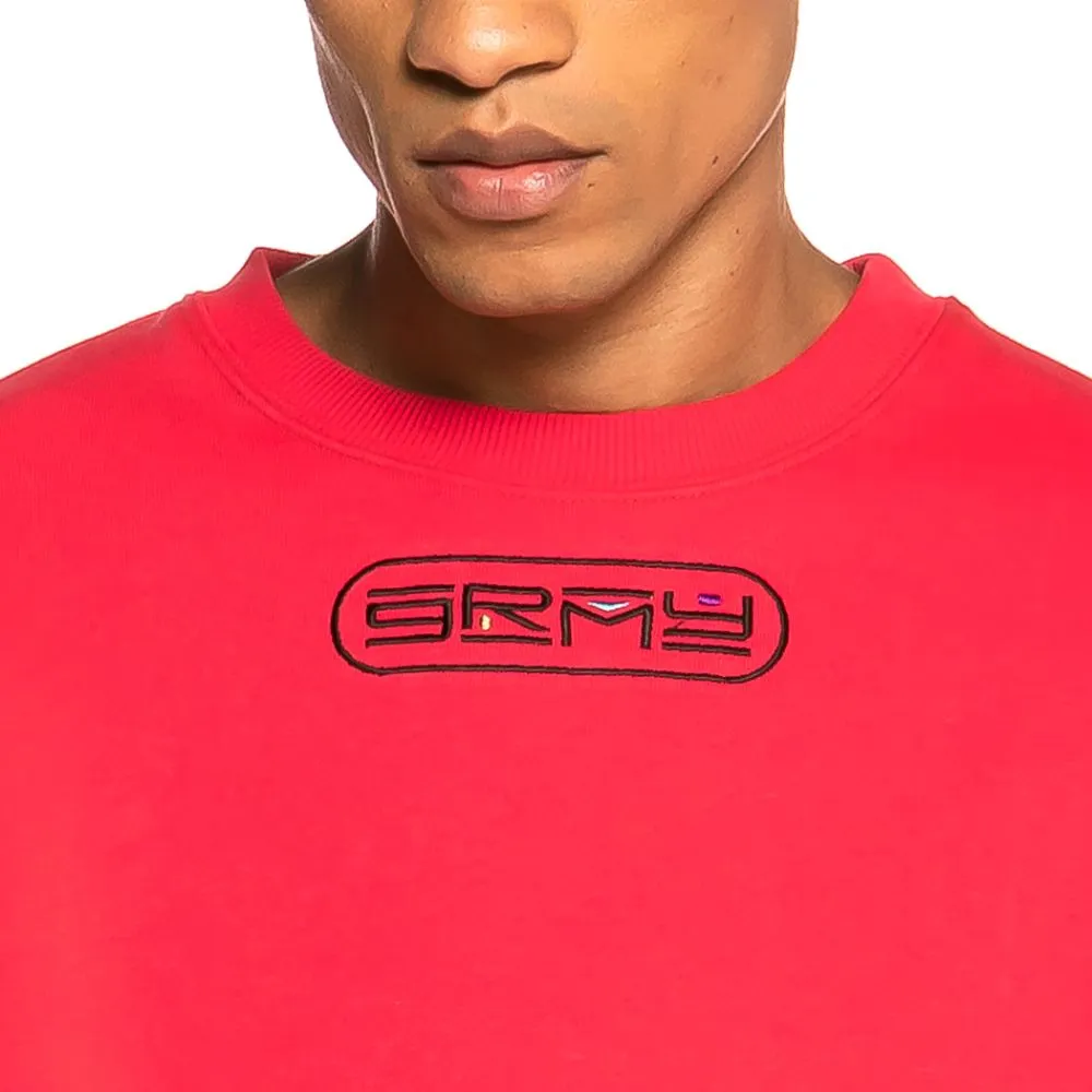 Sudadera Grimey Engineering Orion Crewneck FW19 Red