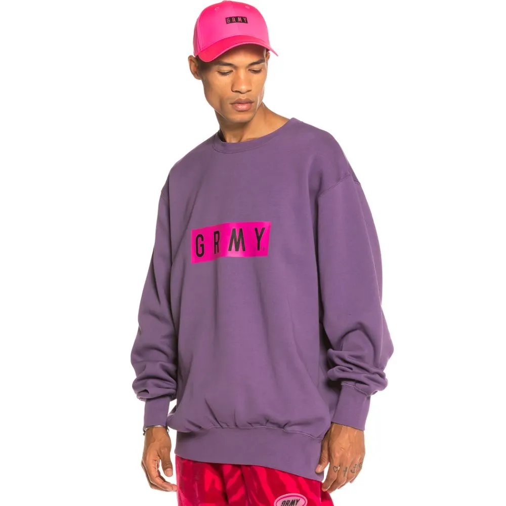 Sudadera Grimey Flying Saucer Crewneck FW19 Purple