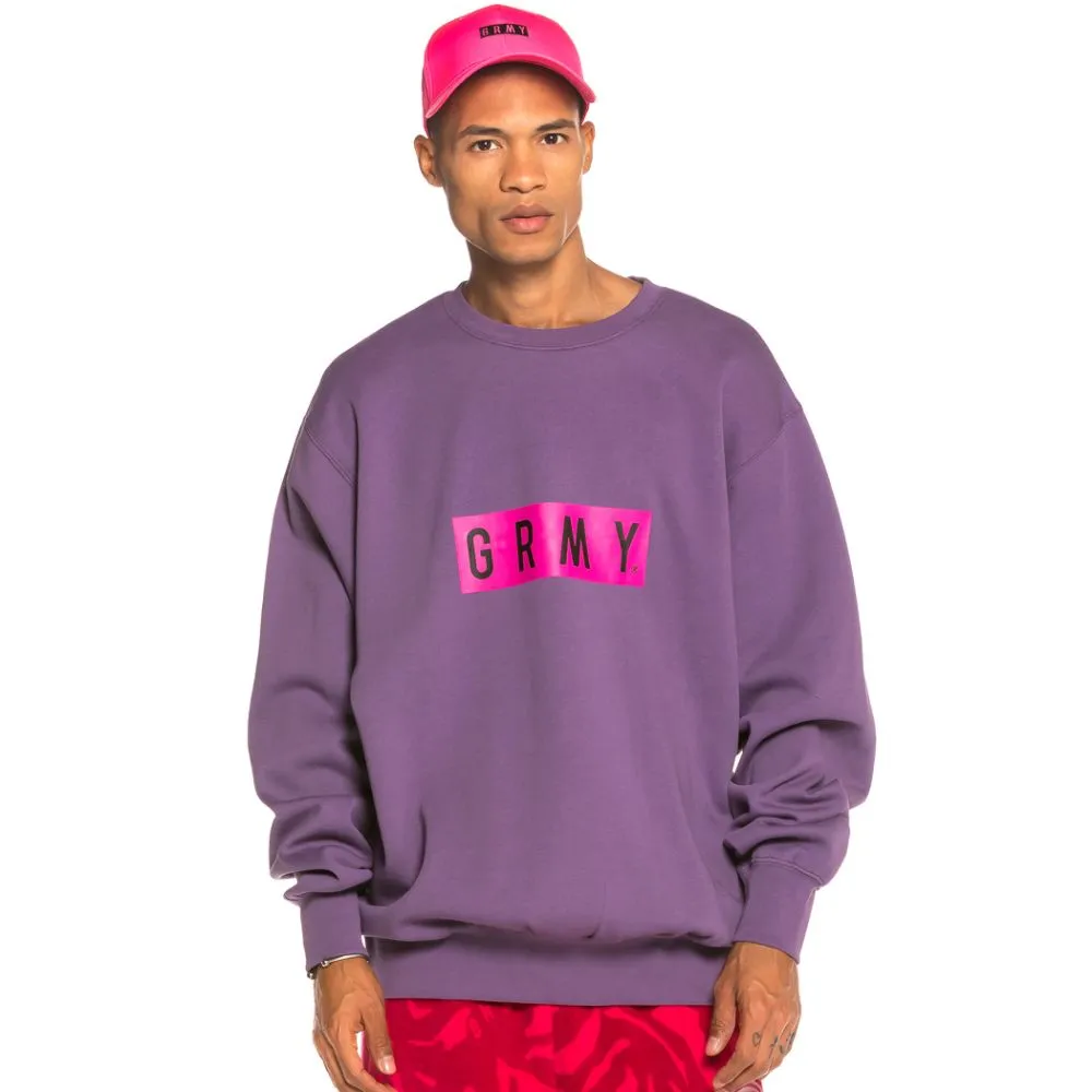 Sudadera Grimey Flying Saucer Crewneck FW19 Purple