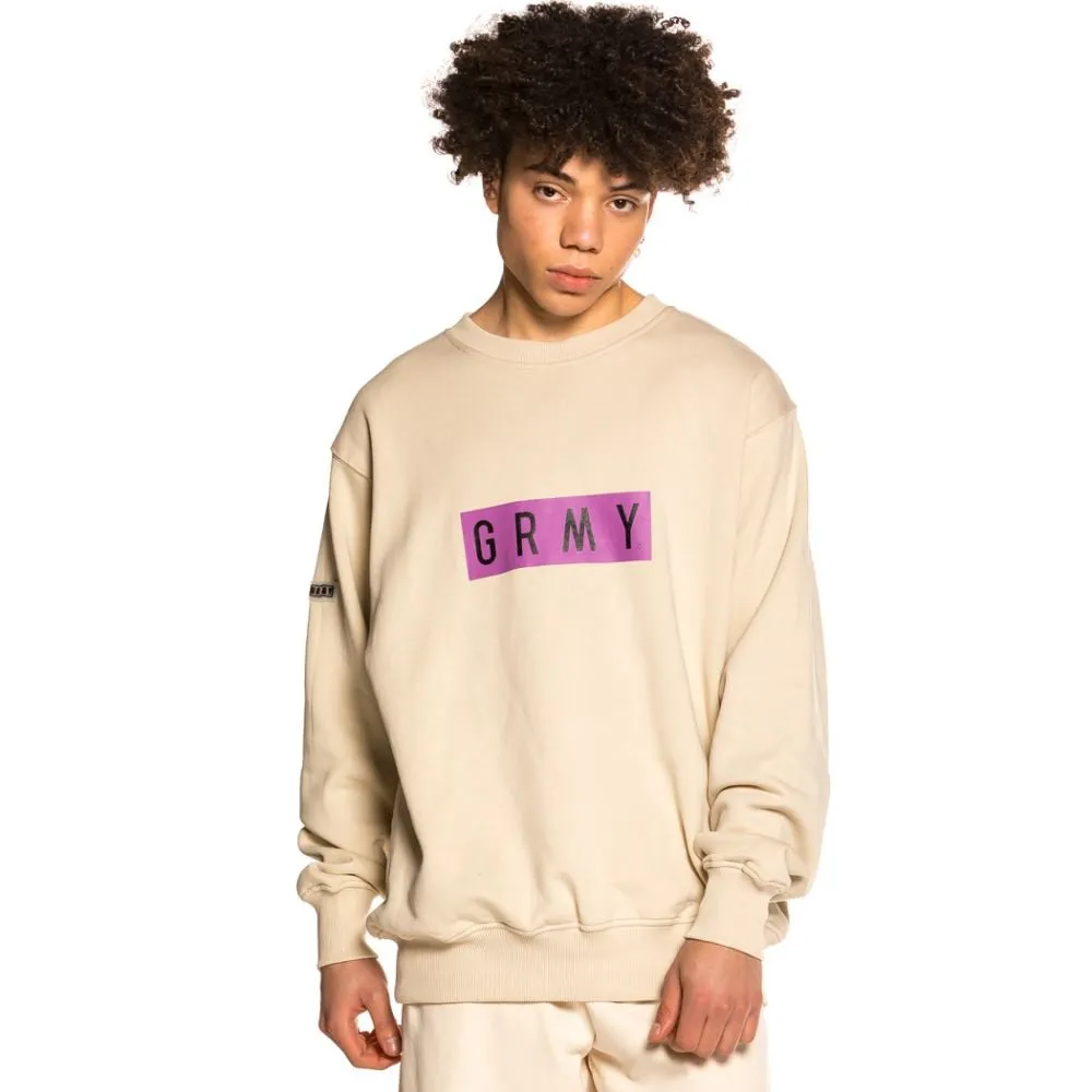 Sudadera Grimey "Frenzy" Crewneck - Sand | Summer 21