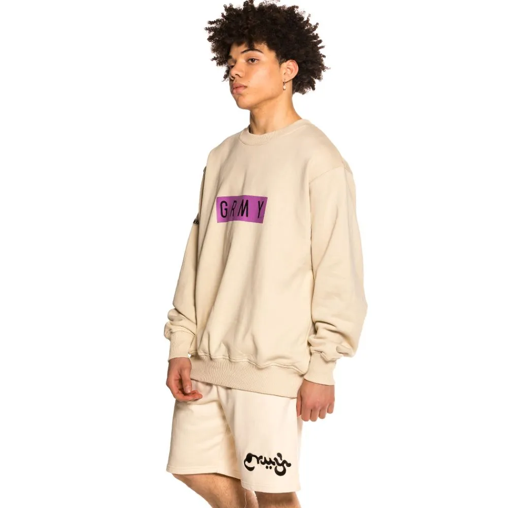 Sudadera Grimey "Frenzy" Crewneck - Sand | Summer 21