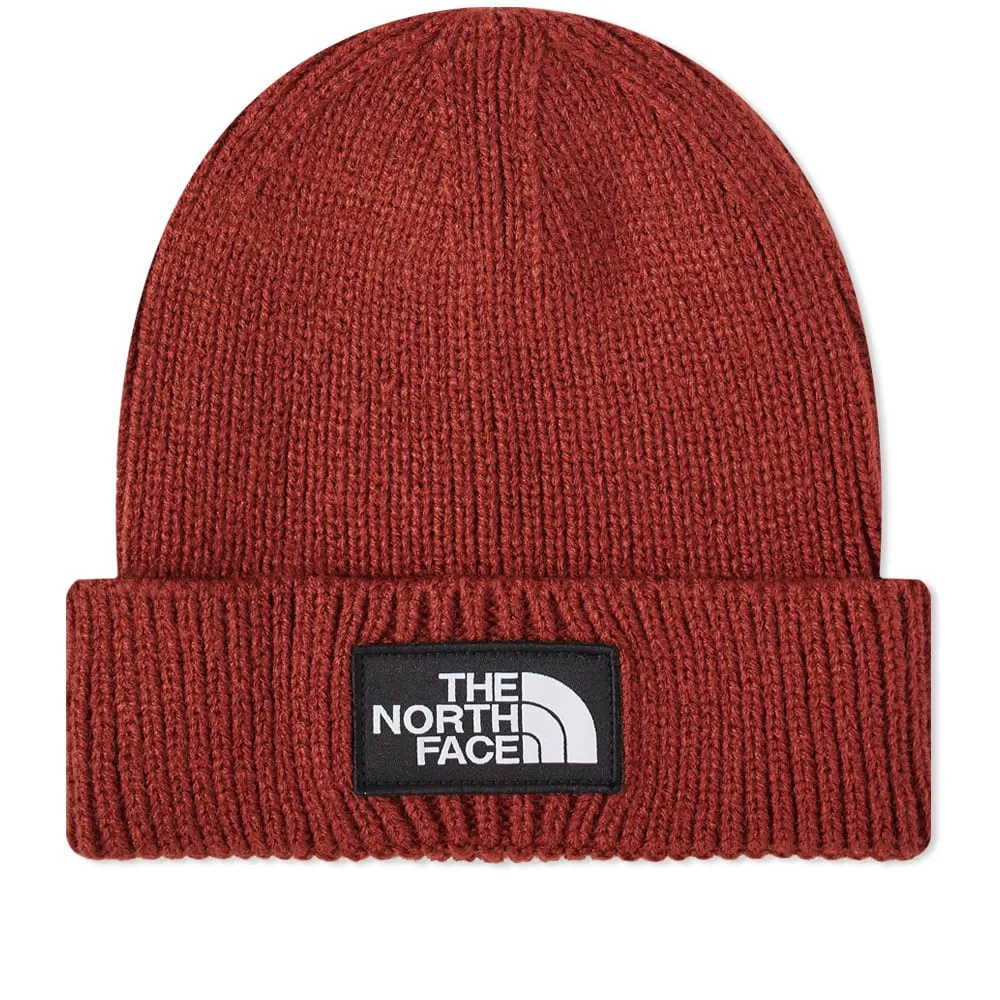 The North Face Logo Box Cuffed Beanie