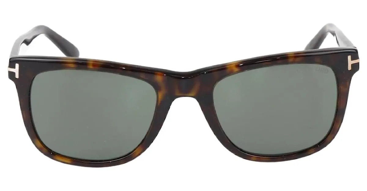 Tom Ford De color negro/Marrón Leo TF336 Gafas de sol cuadradas 