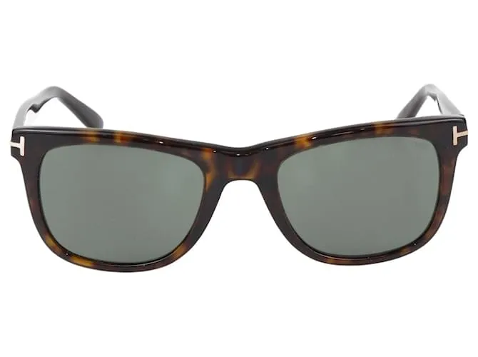 Tom Ford De color negro/Marrón Leo TF336 Gafas de sol cuadradas 