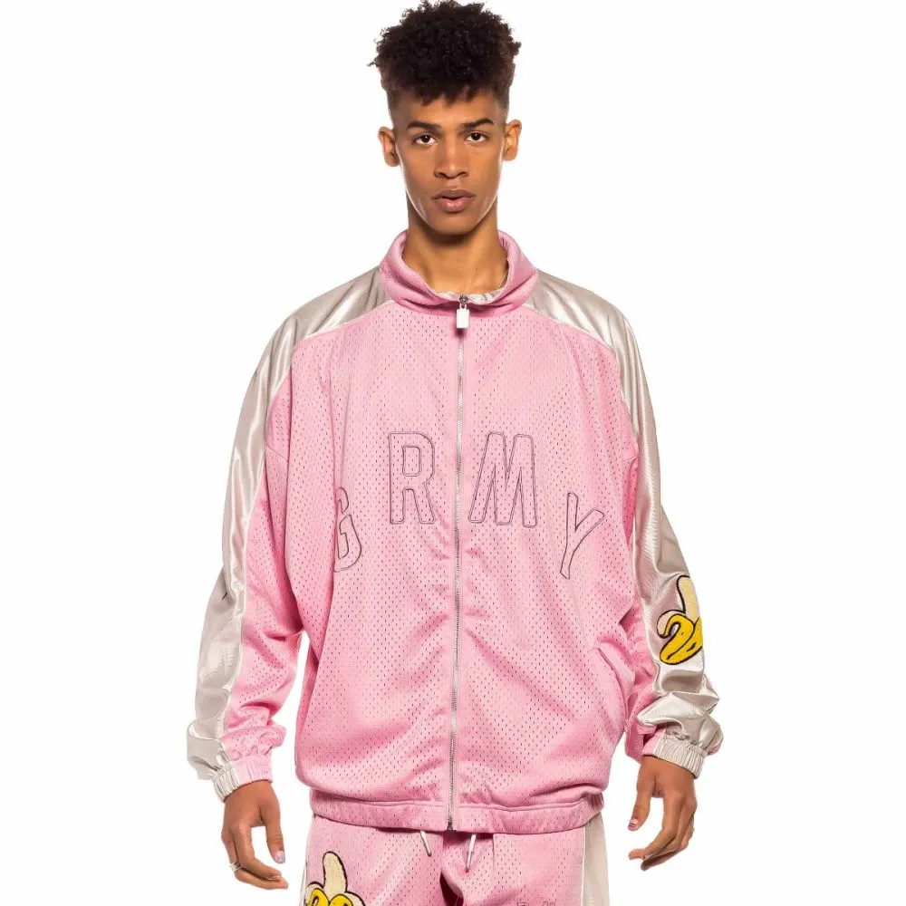 Track Jacket Grimey JUNGLE PUNCH - Pink | Spring 22