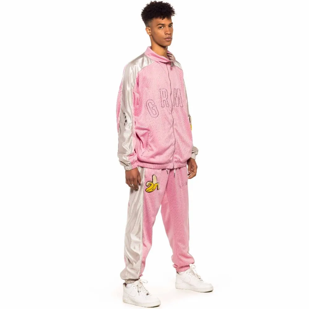 Track Jacket Grimey JUNGLE PUNCH - Pink | Spring 22