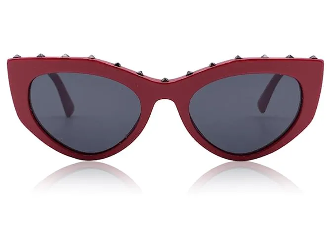 Valentino Garavani Valentino gafas de sol Soul Rockstud de acetato rojo 4060 53/20 140MM Roja 