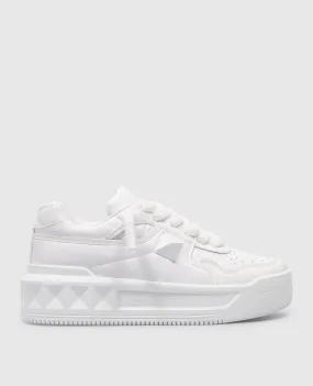 Valentino White leather sneakers ONE STUD XL