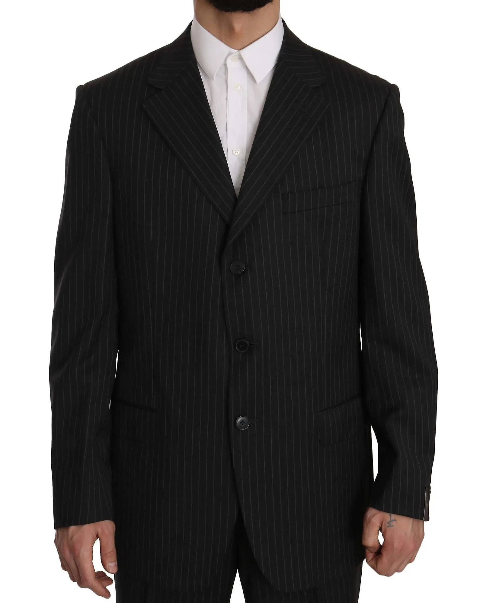 Z ZEGNA Striped Two-Piece Wool Suit