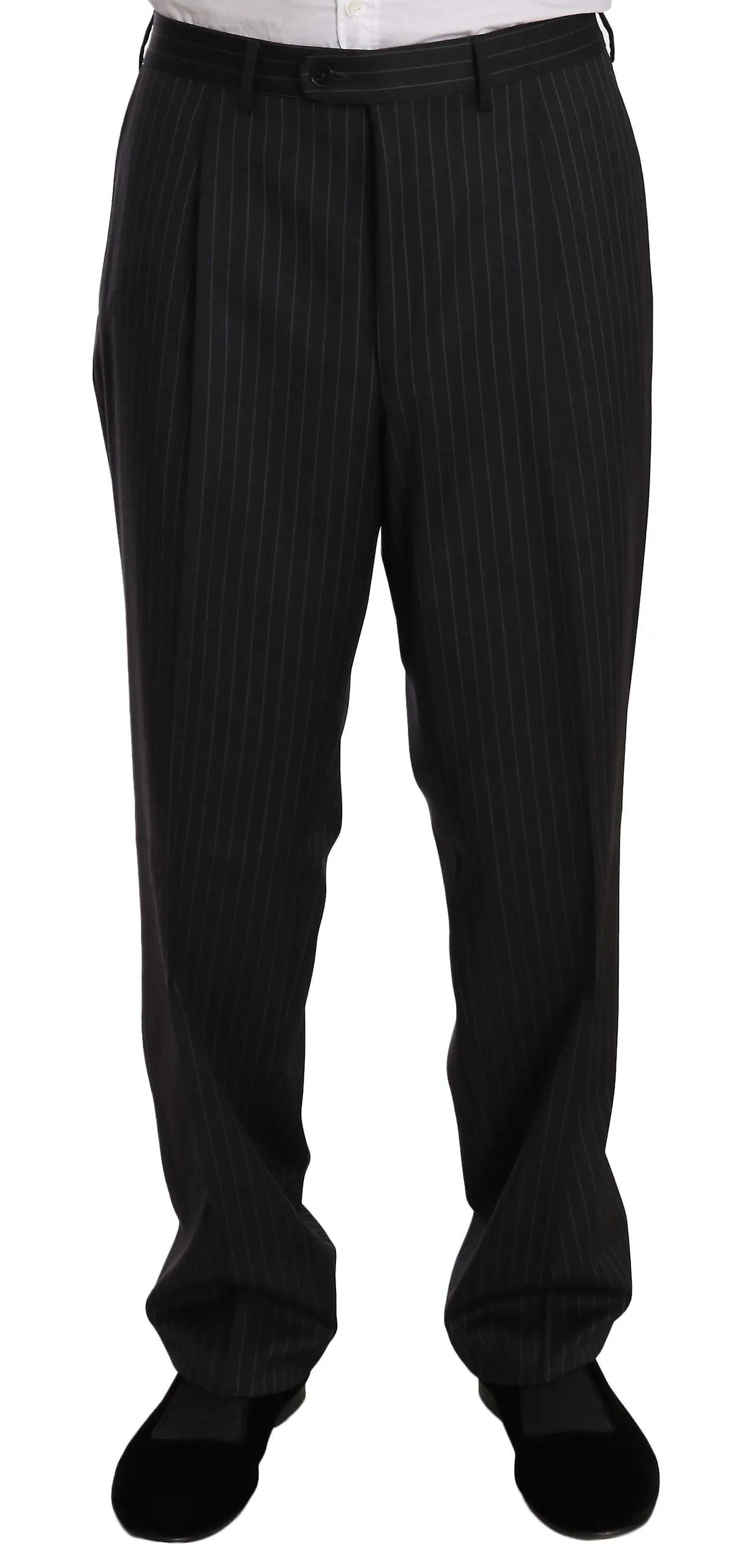 Z ZEGNA Striped Two-Piece Wool Suit