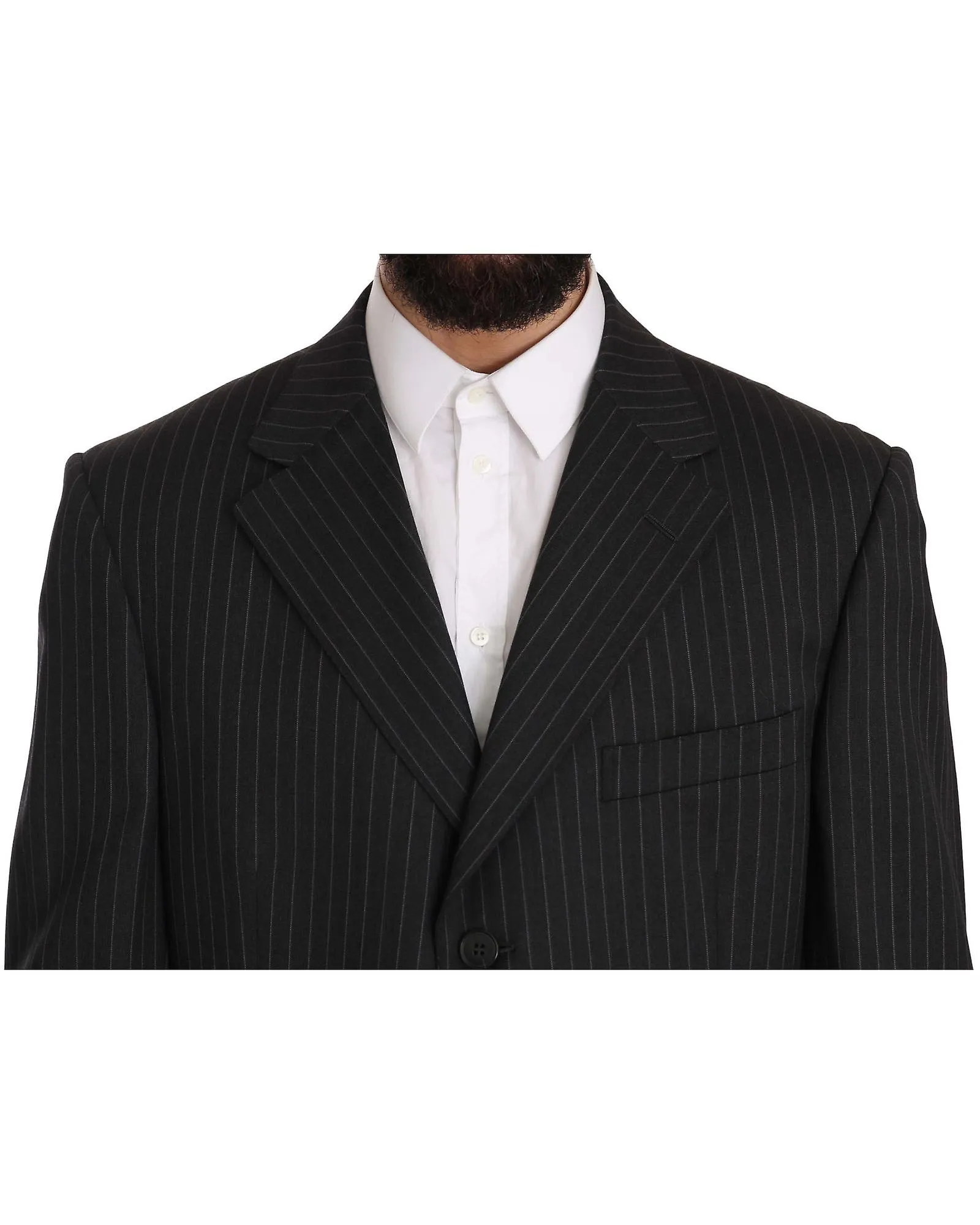 Z ZEGNA Striped Two-Piece Wool Suit