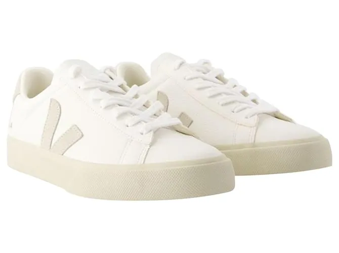 Zapatillas Campo - Veja - Cuero - Gamuza Blanca Blanco 